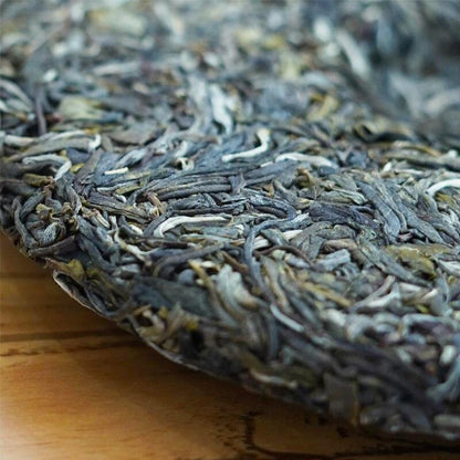 357g Yunnan Tea Puer Jingmai Mountain "Jing Mai Orchid" Tree Raw Pu Er Tea Cake