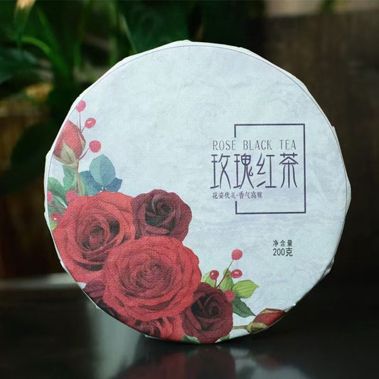 YunNan Rose DianHong Black tea 200 grams Ancient trees DianHong Flower Black tea