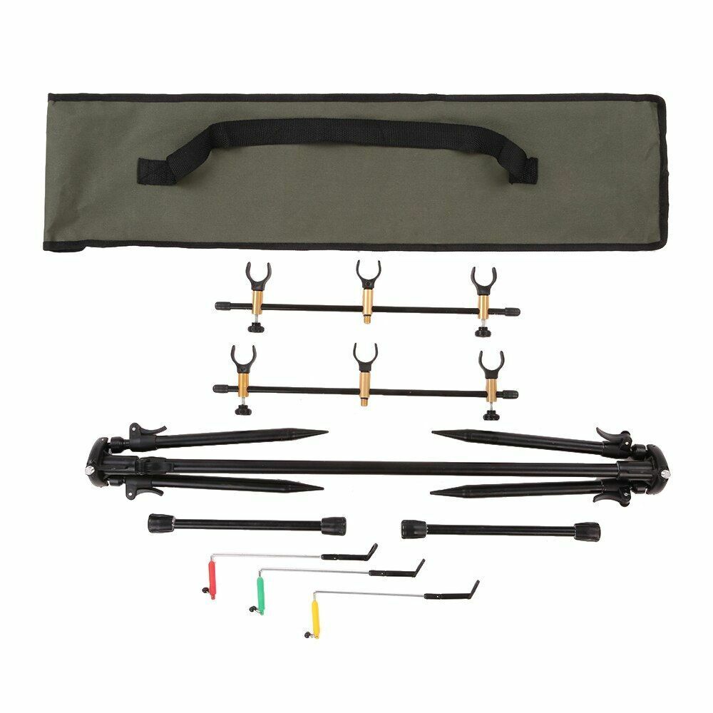 Fishing Rod Adjustable Retractable Carp Pod Stand Holder Stand Tackle Accessory