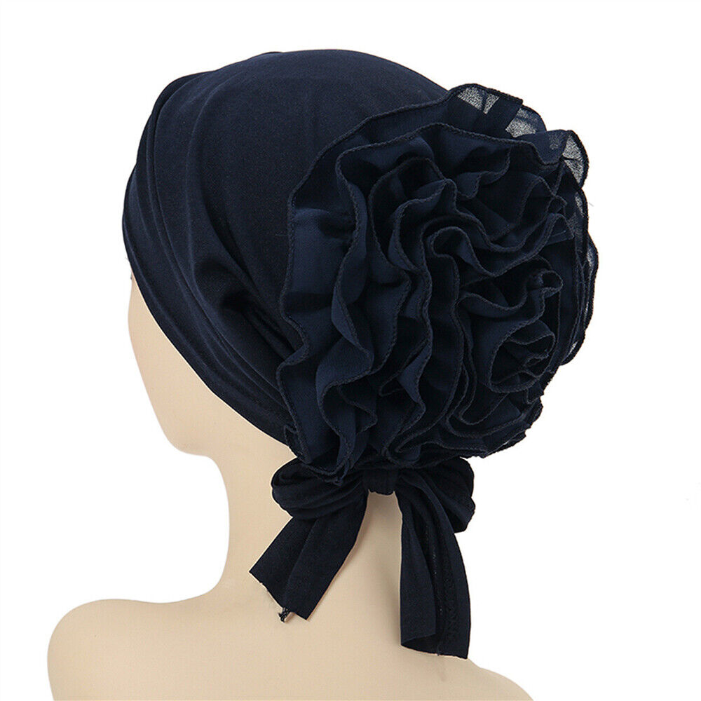 Beanie Turban Hat Pan Flower Hat Flower Hat Toe Cap Muslim Versatile Stretch