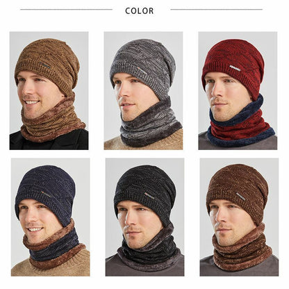 Winter Hat Beanies Knitted Warm Suit Skiing Cycling Beanie Soft Bonnet Baggy Cap