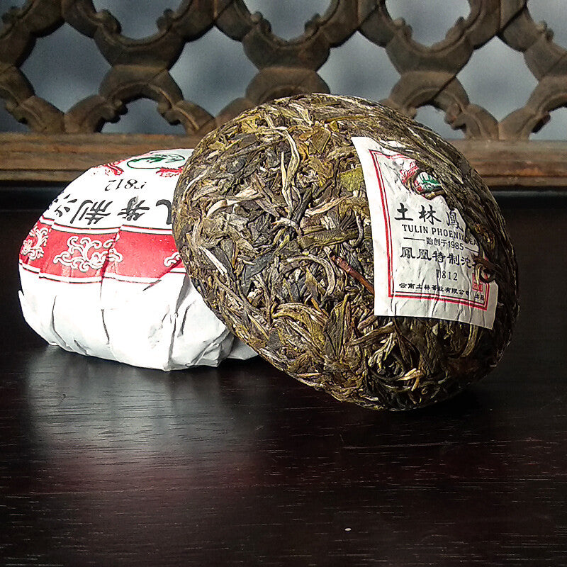 TULIN Phoenix Tea Tezhi Tuocha T812 Pu-erh Tea Tuo 2018 336g Raw Pu'er Puer Box