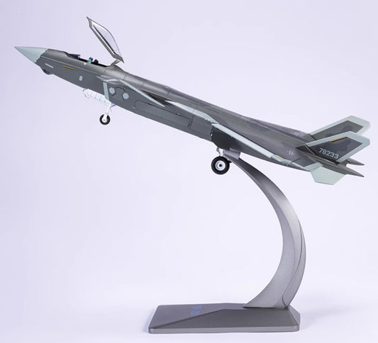 46CM 1:48 AF1 China J-20 Stealth Fighter Plane Diecast Military Aircraft Model