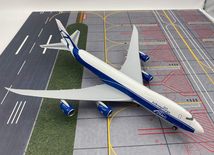 38CM 1:200 Hogan AirBridgeCargo Boeing 747-8F Plane ABS Plastic Aircraft Model