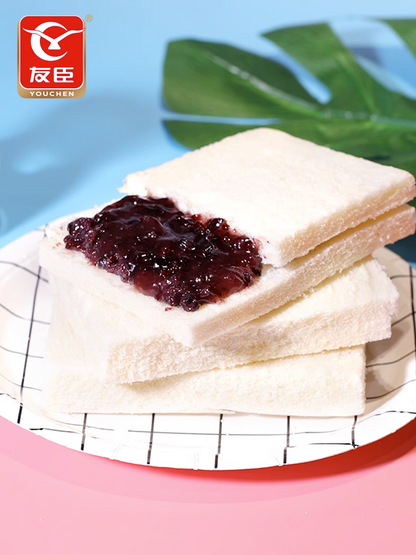 友臣紫米面包 520g Youchen Purple Rice Bread Sandwich Chinese Specialty Snack Food