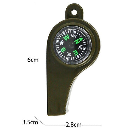 Multifunction Compass Whistle Outdoor Tool Hiking Tourism Camping Outdoor Travel