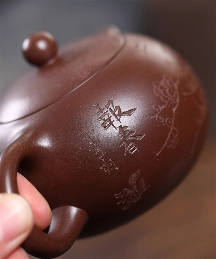 200cc chinese Yixing Handmade Zisha teapot Zi ni XiShi Gongfu HU Tea Pot