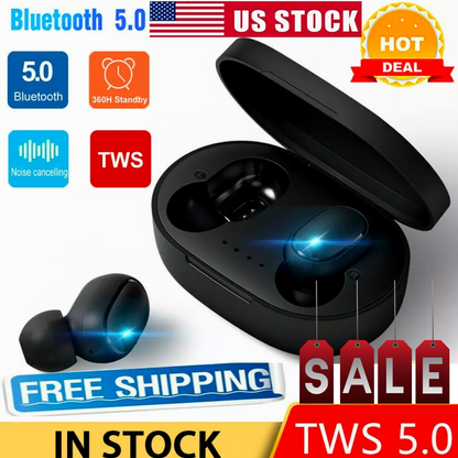 2X Bluetooth Earbuds Wireless For Smart Phone Universal Earphone IPX7 WaterProof