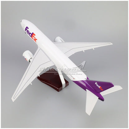 47CM 1:157 FedEx BOEING 777F Airplane Landing Gears Resin Aircraft Plane Model