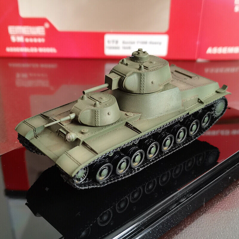 5M Hobby 72066a 1/72 Soviet T-100 Heavy Tank Twin Turrets Static Finished Model