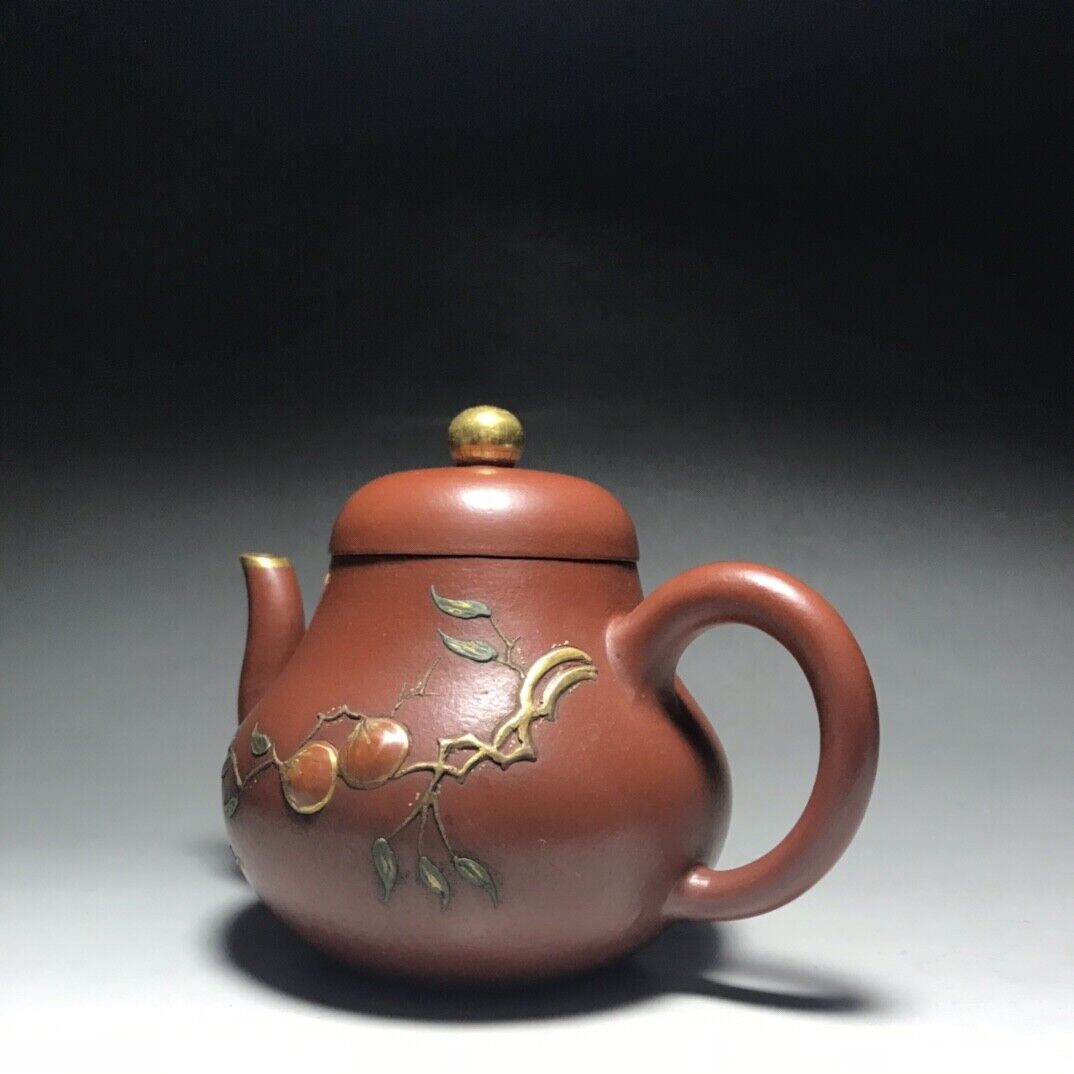 Chinese Yixing Zisha Clay Handmade Exquisite Teapot（思亭 底款：孟臣）