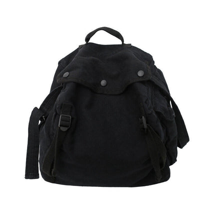 Multi Pockets Canvas Handbag Male Teenager Student Fabric Zipper Messenger Bag