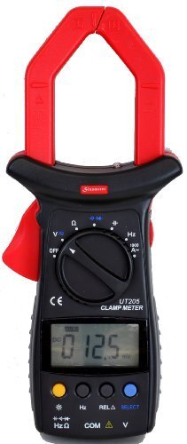 Uni-Trend UT205 Clamp Meter- Back lit LCD w\ AC Current Measurement, 11"x4"x2 ¼"
