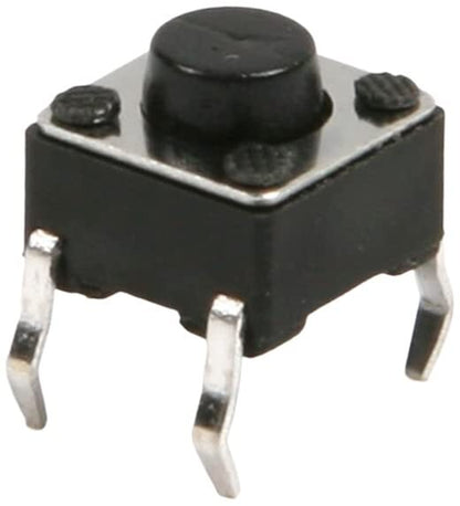 10 Pack Momentary SPST-NO Tact Switch, Size: 6mm x 6mm x 3.5mm