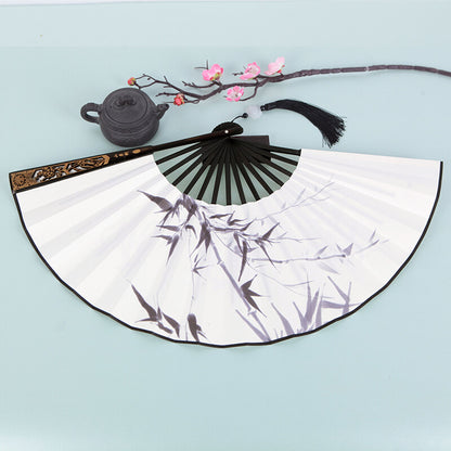 Scumbag System Chuan Shu Zijiu Zhinan Shen Qingqiu Folding Fan Tassel Cosplay