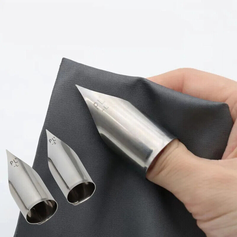 Lapel Quick Turner Metal Thimble Shirt Collar Corner Trouser Pocket Turning Tool