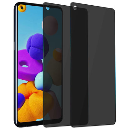 For Samsung Galaxy A21 A21s Privacy Tempered Glass Anti-Spy Screen Protector