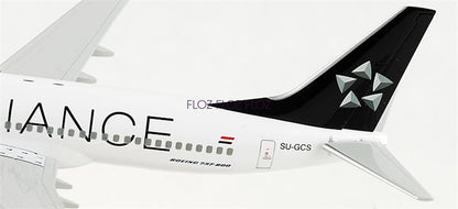 for Aero Le Plane Egypt Air for Boeing 737-800 SU-GCS 1:200 Aircraft Pre-built