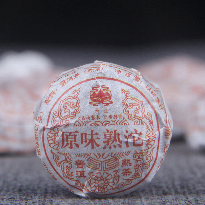 500g Yunnan Menghai Pu-erh Tea Ripe Tea Mini Small Tuo Original Mellow Tea