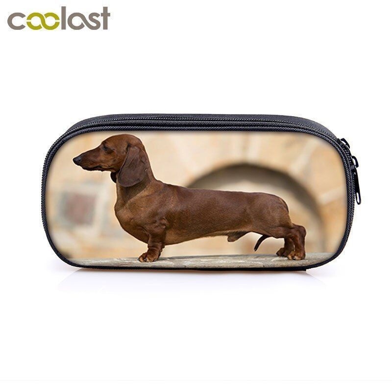 Dog Pencil Bag Stationary Bag Pencil Box School Supplies 24*11*7 CM Accessories