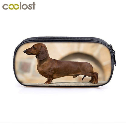Dog Pencil Bag Stationary Bag Pencil Box School Supplies 24*11*7 CM Accessories