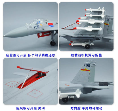 1:50 40CM J-15 Shipborne Carrier Based Fighter Plane Diecast Aircraft Model