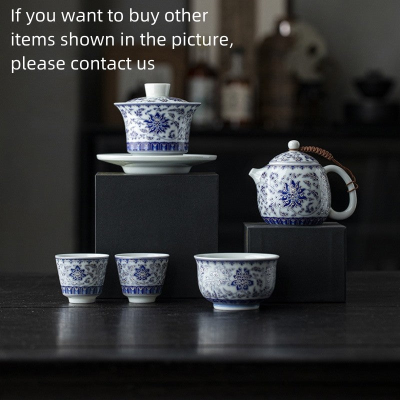 Chinese Tea Cup Blue-and-white Porcelain Master Cup 120ml Ceramic Cup Of Tea New