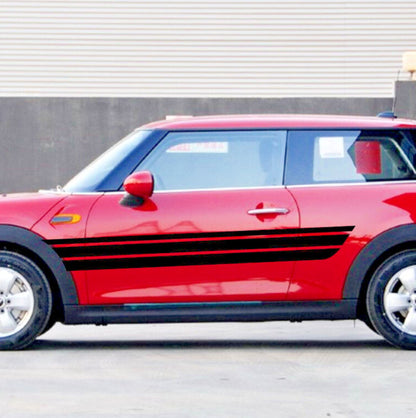 Car Decals Racing Rally stripes 72'' for MINI SD Vinyl Side Door Stickers ZC975