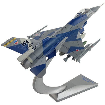 1:72 AF1 USAF Lockheed Martin F-16C Fighting Falcon Plane Diecast Fighter Model