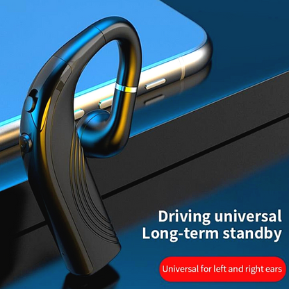 Bluetooth 5.0 Earpiece Wireless Headset Noise Cancelling Earbuds Driving Trucker