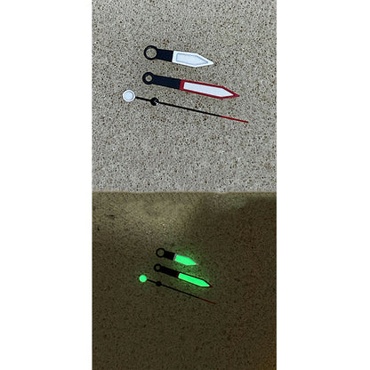 1 Set Watch Hands Three Pointers Green Luminous Needles For NH35 NH36 Movement g