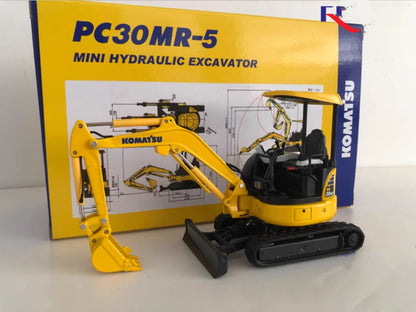 1:32 KOMATSU PC30MR-5 Excavator Construction Machine Equipment Diecast Model