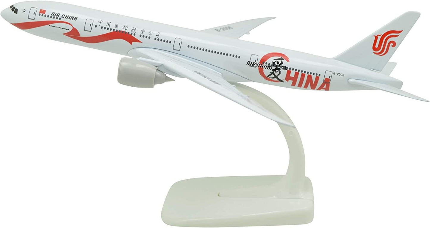 1:400 20cm B777-300 Air China Airlines Love China Metal Airplane Model Plane Toy
