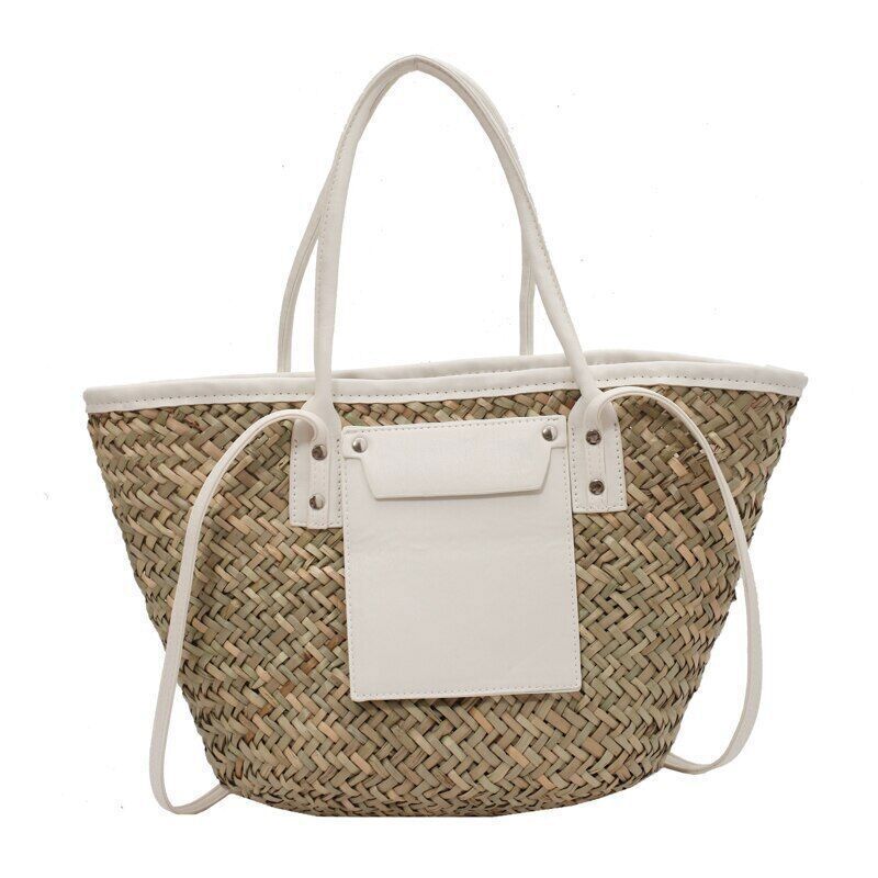 Women Woven Shoulder Crossbody Bag Woman Summer Beach Bag Big