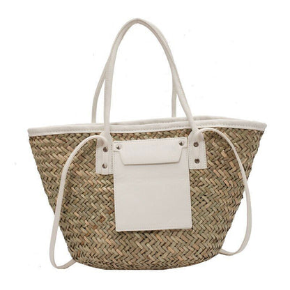 Women Woven Shoulder Crossbody Bag Woman Summer Beach Bag Big