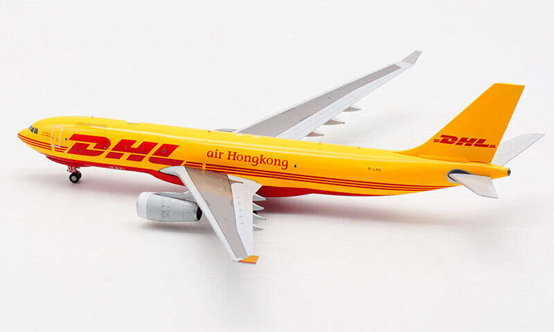 1:200 30CM JC Wings Air Hongkong DHL AIRBUS A330-200F Airplane Diecast Model