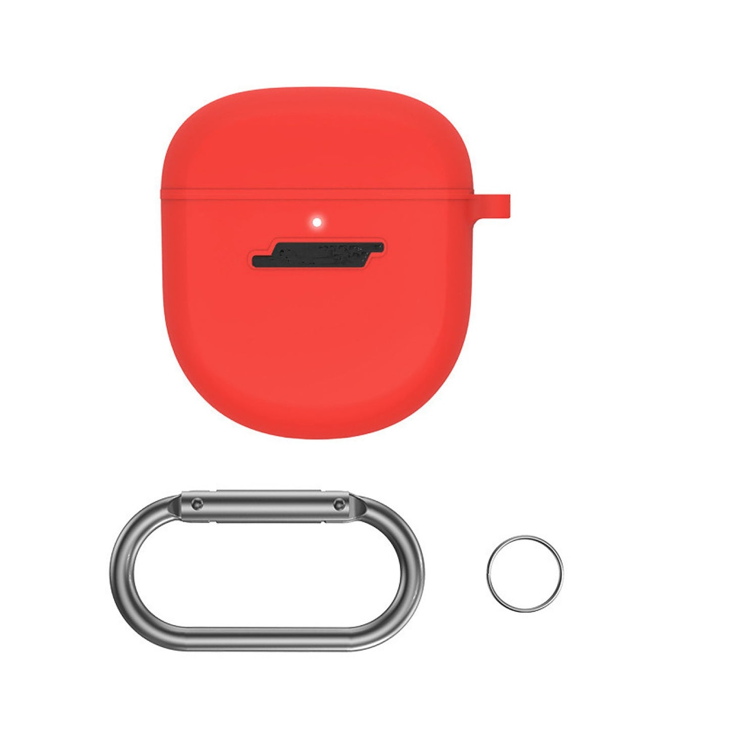 Red Silicone Cover Storage Case Skin For Bose QuietComfort Earbuds II t