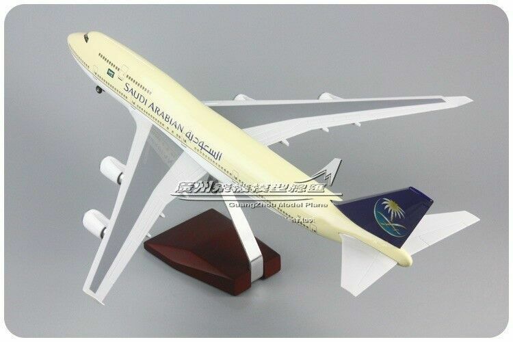 47CM 1:150 SAUDI ARABIAN BOEING 747-400 Airplane Landing Gears Resin Model