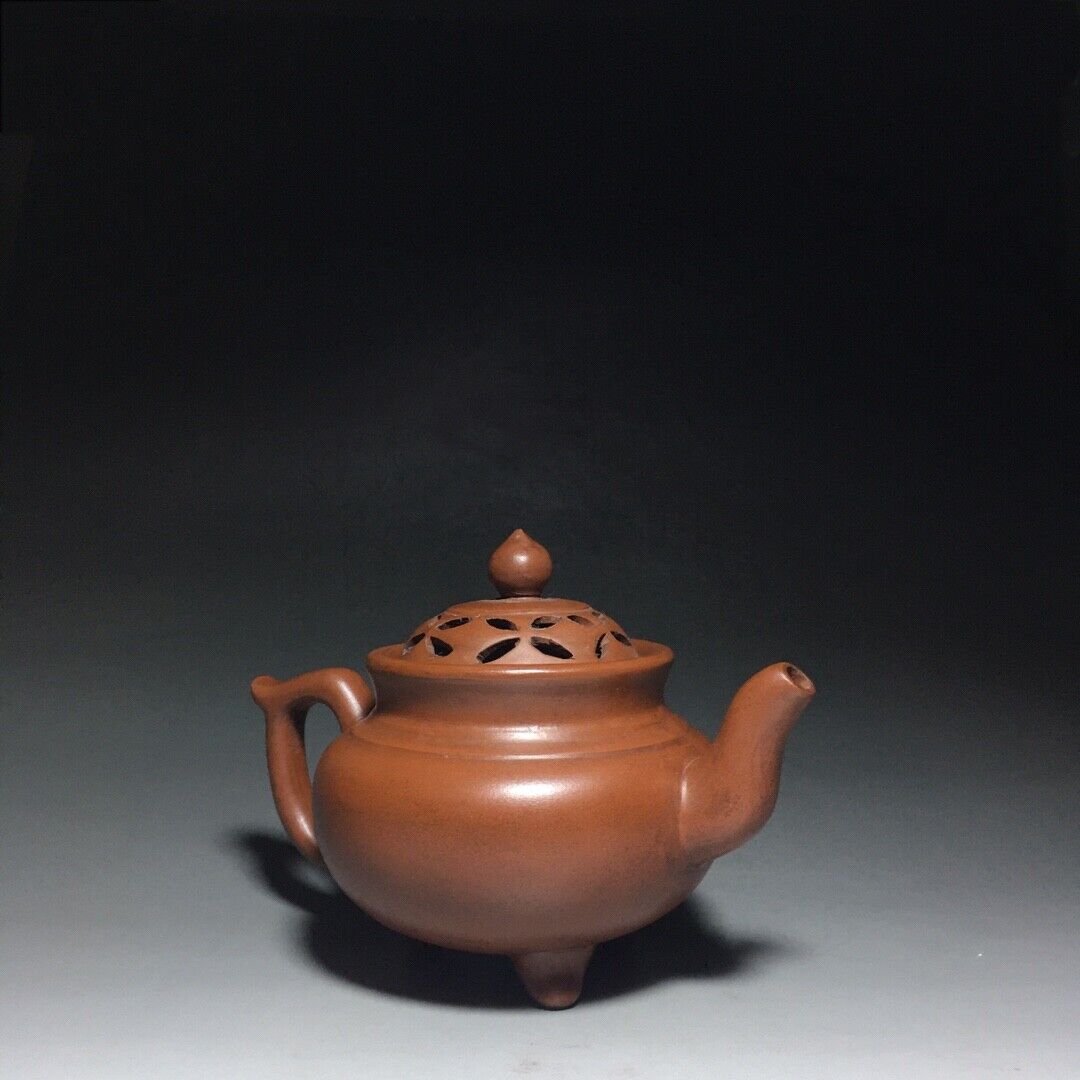 Chinese Yixing Zisha Clay Handmade Exquisite Teapot（：三足壶 底款：陈正明）