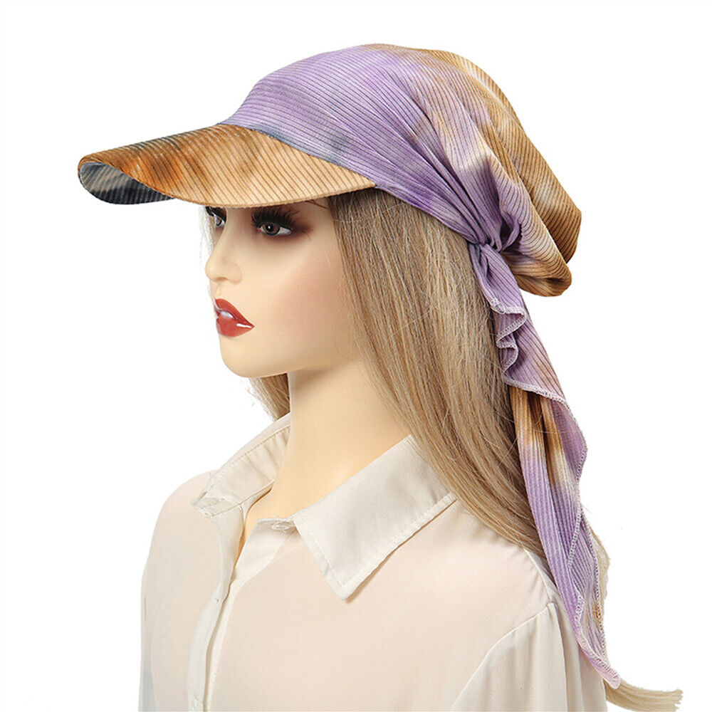 Turban Hat Headscarf Scarf Cap Baseball Cap Sun Hats Outdoor Classic Brim Women