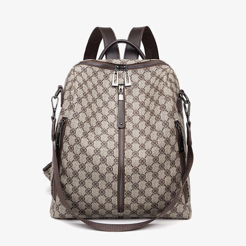 Backpack Ladies Bag Traveling Backpack Women Traveling Bag Large Geometric Purse