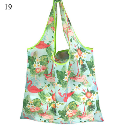 New Reusable Foldable Ladies Shopping Bag Eco Tote Handbag Fold Away Bag
