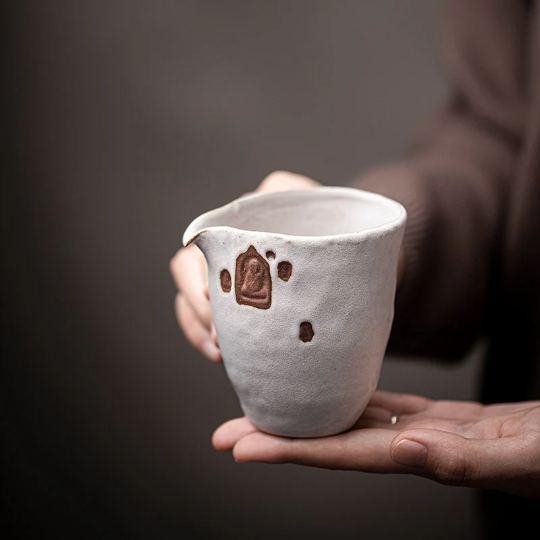White Ceramic Tea Pitchers Chahai 230ml