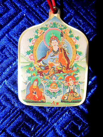KING GESAR OF LING BELOVED FOLKLORE GURU RINPOCHE TIBETAN BUDDHIST PENDANT