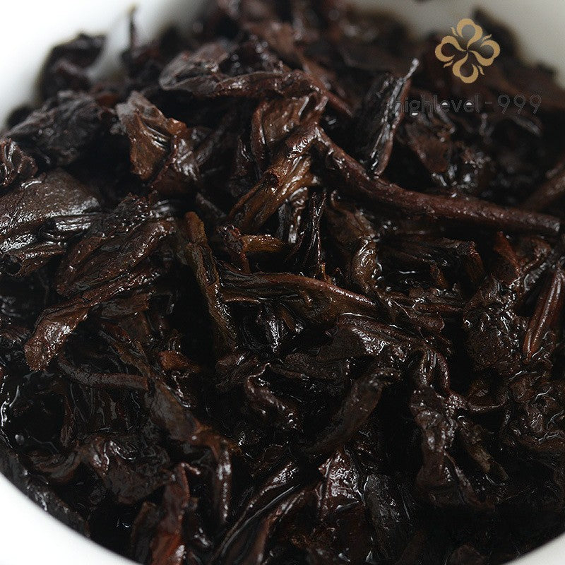 100G Ripe Pu'er Yunnan 2019 Ancient Tree Golden Bud Mini Compressed Tea Cake -