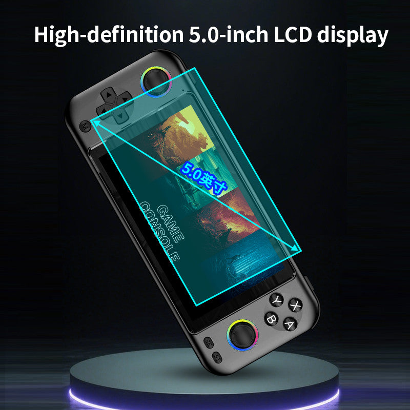 R900 Retro Handheld Video Game Console 5 Inch IPS Screen Handheld Game Console