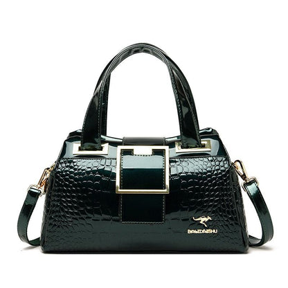 Handbag Crossbody Bags Women Crocodile Pattern Leather Shoulder Bags Casual Bags