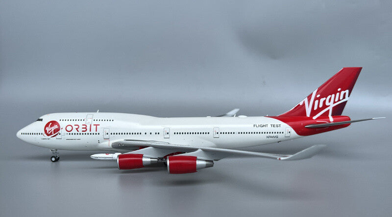 JC wings for Virgin for ORBIT FOR BOEING 747-400 N744VG Flight Test 1/200 Model