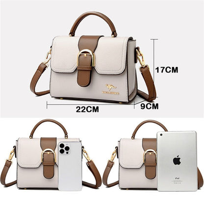 Women Fashion Handbag Purse Genuine Leather Shoulder Crossbody Flap Totes Bags
