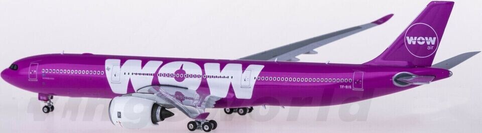 1:400 Phoenix Air WOW Air AIRBUS A330-900neo Passenger Airplane Diecast Model